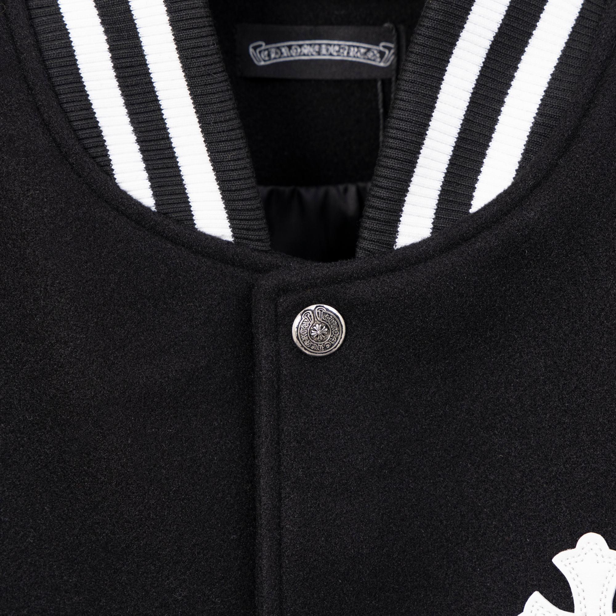 Chrome Hearts Varsity Jacket Patchwork Crosses