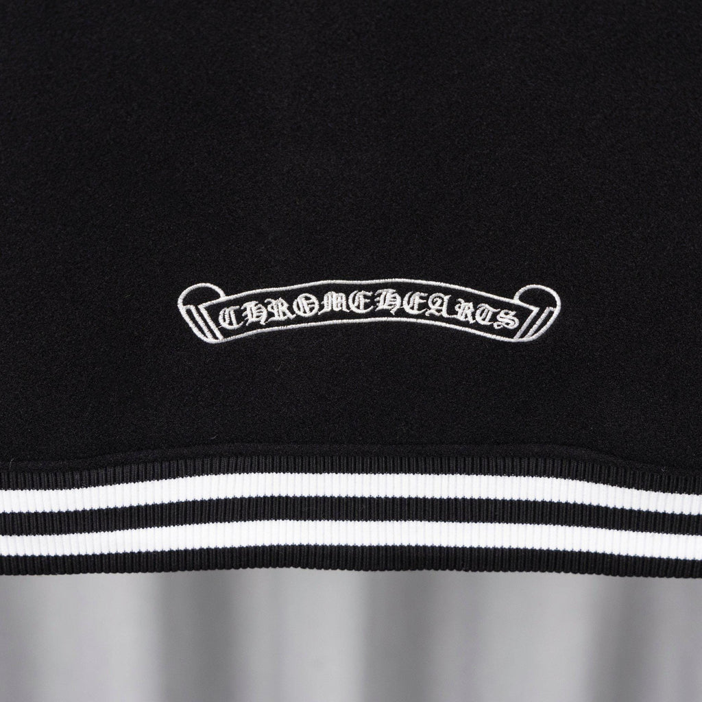 Chrome Hearts Varsity Jacket Patchwork Crosses