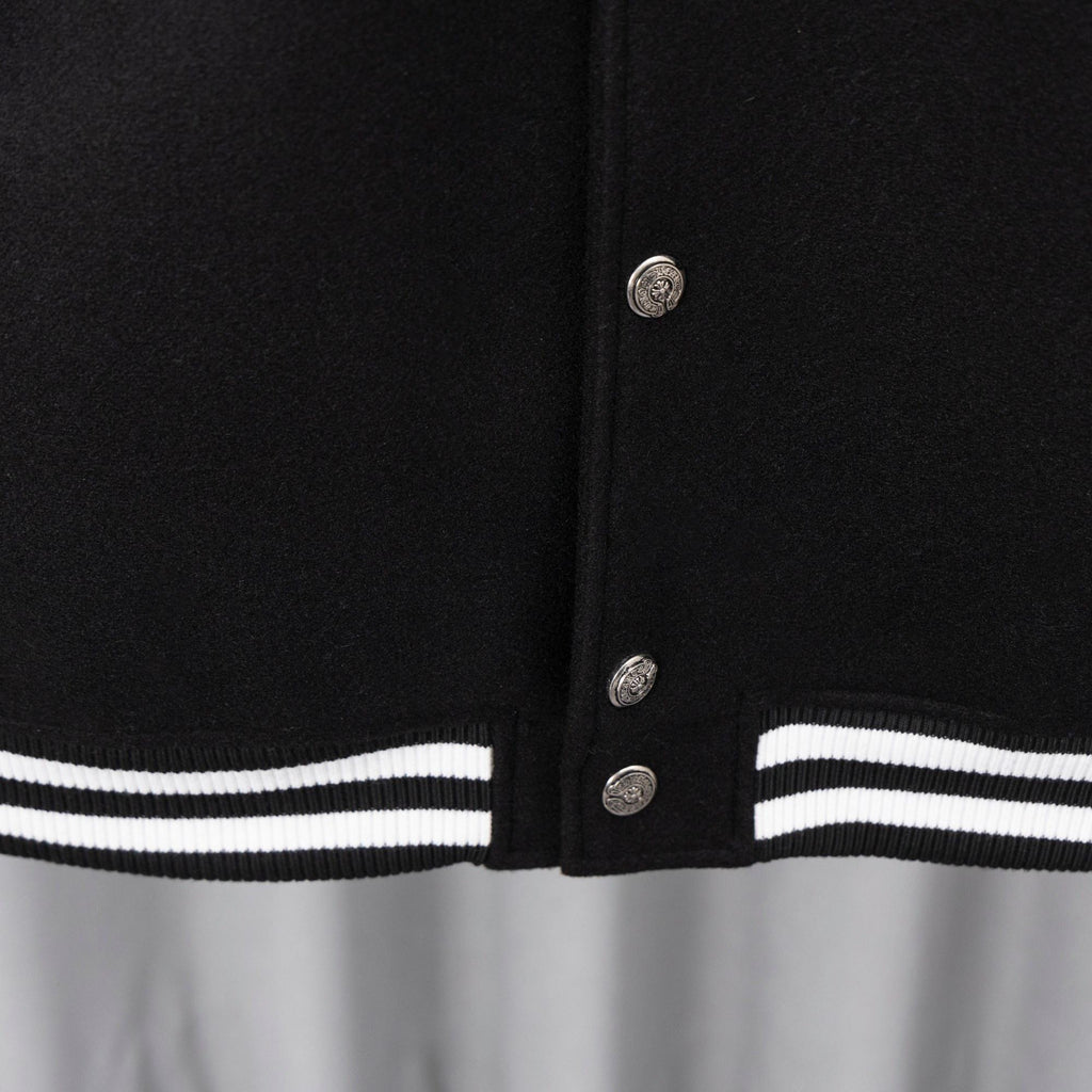 Chrome Hearts Varsity Jacket Back Leather Cross