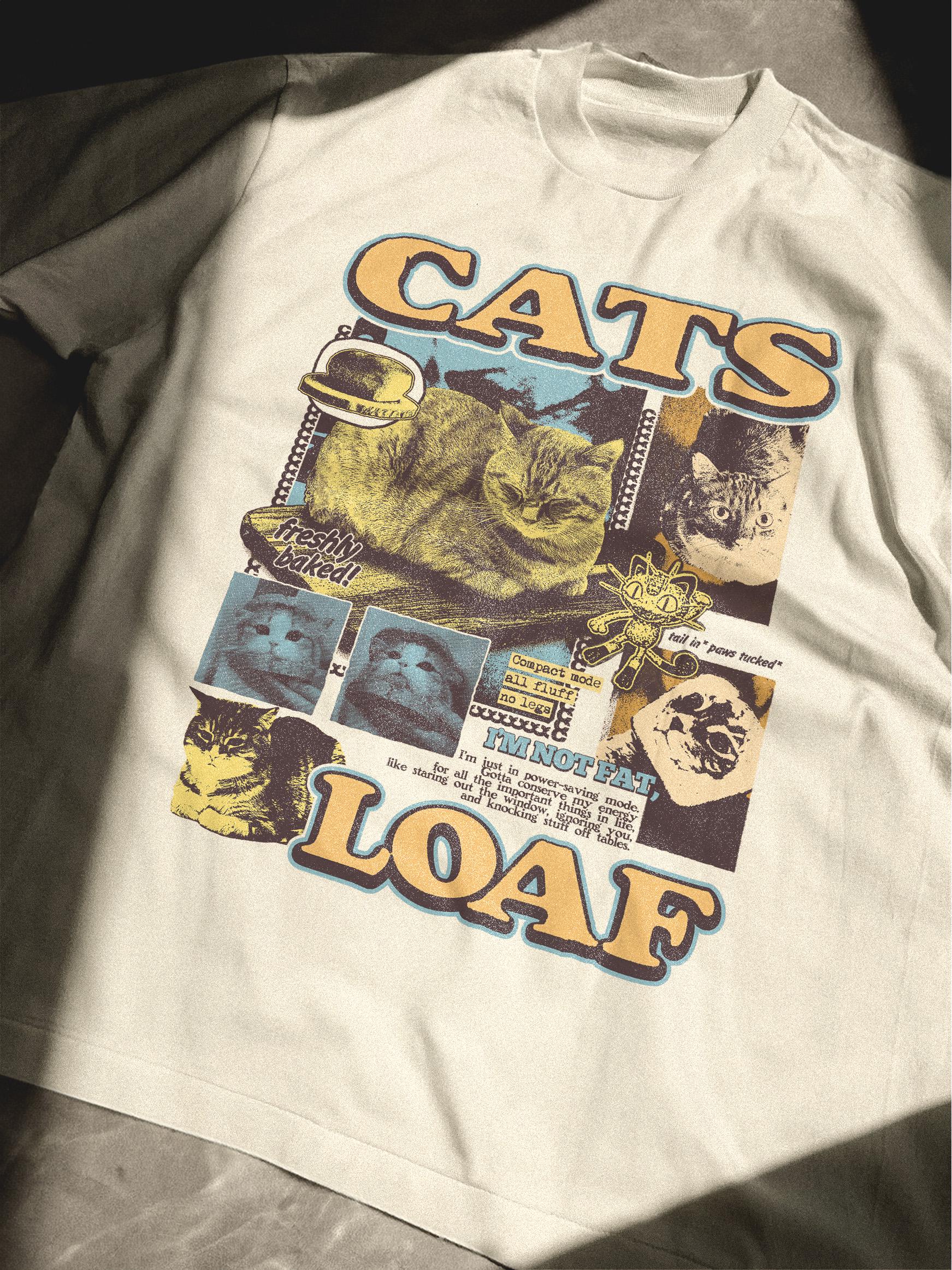 Funny Cat Loaf T-Shirt